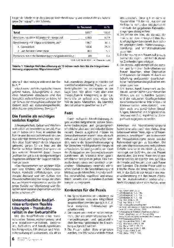 Vorschauseite 3: In guter Hoffnung in der Fremdezur geburtshilflichen Betreuung von Frauen mit Migrationshintergrund