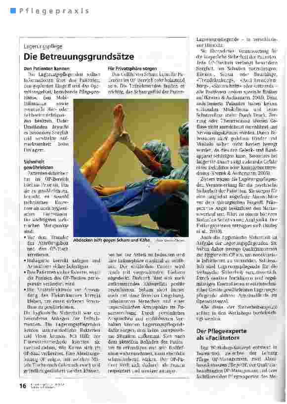 Vorschauseite 2: Lagerungspflege mit mehr Fokus auf den Patienten