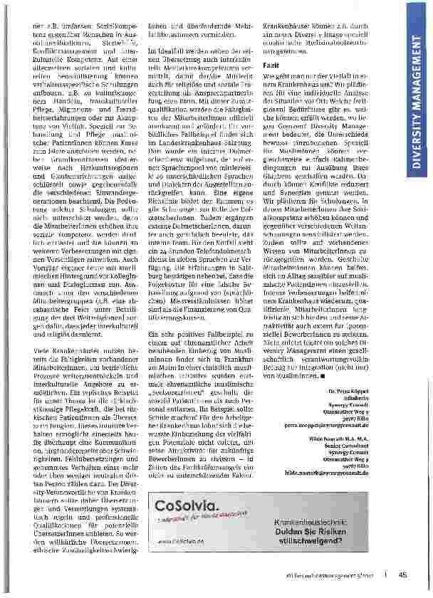 Vorschauseite 3: Islam im Krankenhaus