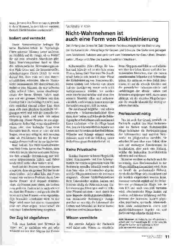 Vorschauseite 2: «. .. ich brauche auch ein Dach für die Seele»