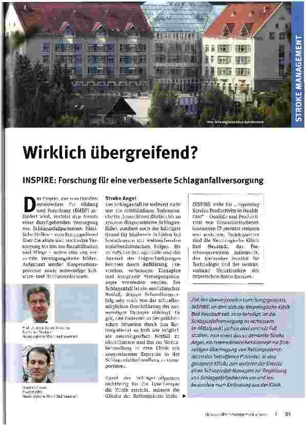 Vorschauseite 1: Wirklich übergreifend?