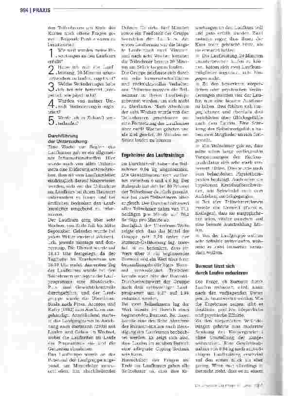 Vorschauseite 3: Dem Stress davonlaufen