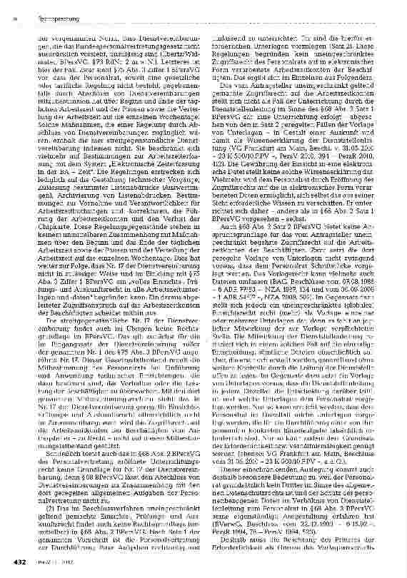 Vorschauseite 2: Zulässigkeit von Dienstvereinbarungen