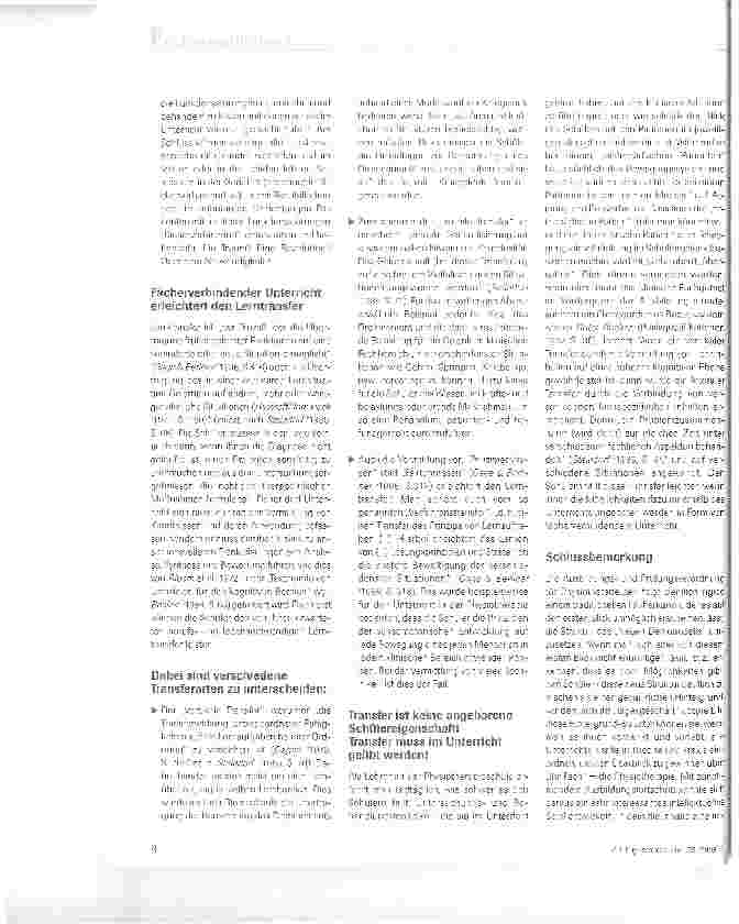 Vorschauseite 4: Fächerverbindender Unterricht in der Physiotherapieausbildung