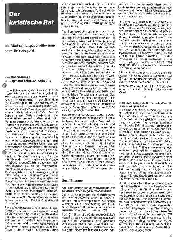 Vorschauseite 1: Die Rückzahlungsverpflichtung beim Urlaubsgeld