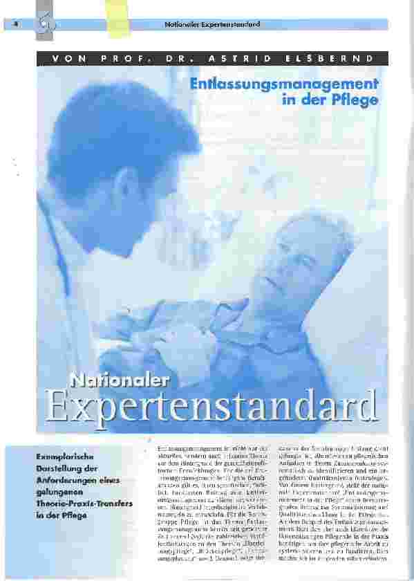 Vorschauseite 1: Entlassungsmanagement in der Pflege