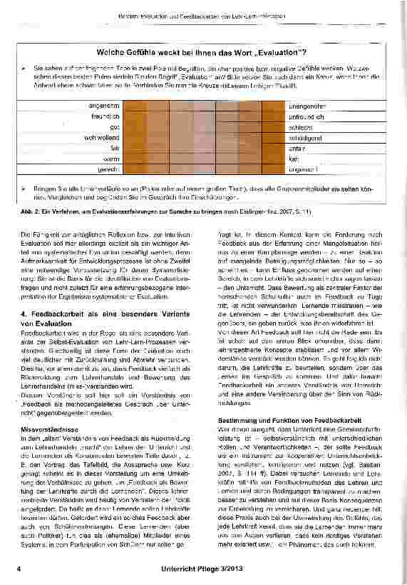 Vorschauseite 3: Evaluation und Feedbackarbeit von Lehr-Lern-Prozessen