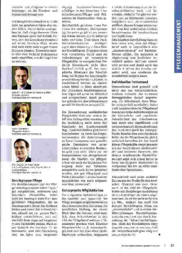 Vorschauseite 2: Damoklesierung der Pflege