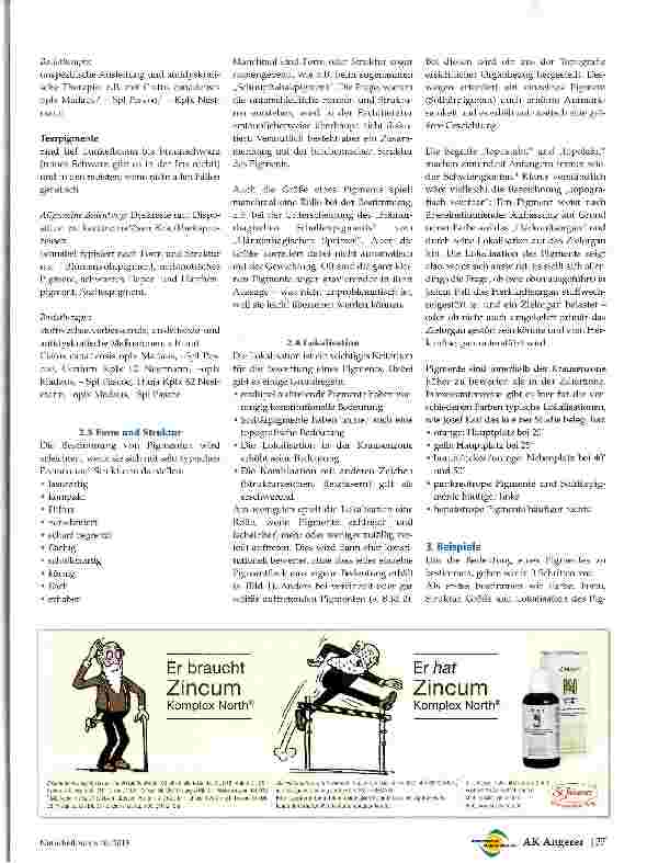 Vorschauseite 3: Pigmente - eine tragende Säule der Augendiagnose