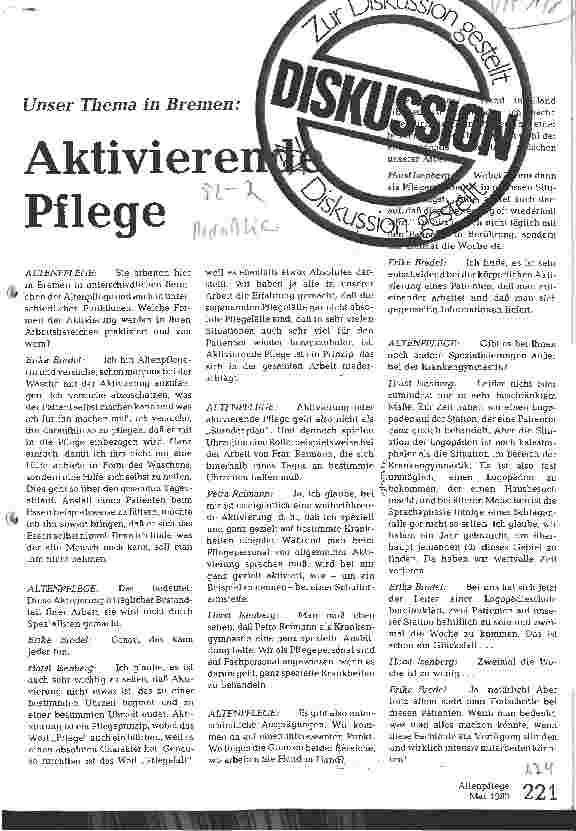 Vorschauseite 1: Aktivierende Pflege