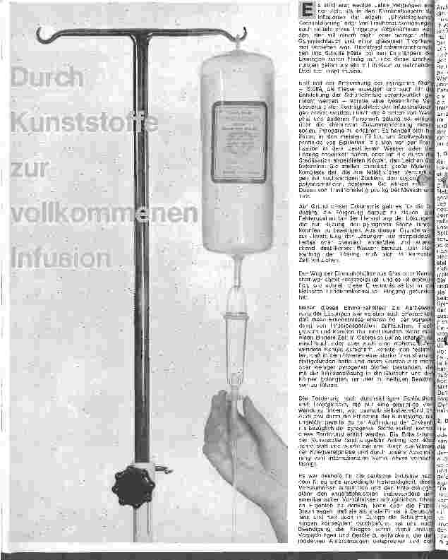 Vorschauseite 1: Durch Kunststoffe zur vollkommenden Infusion