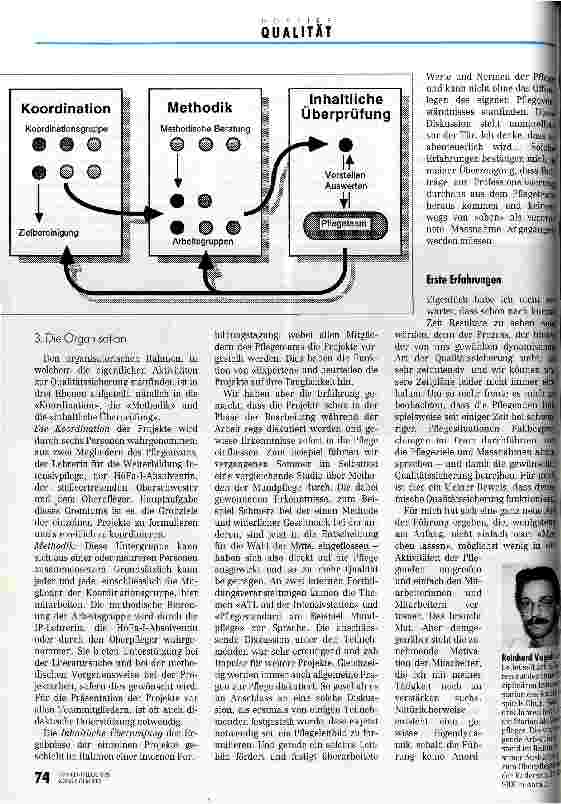 Vorschauseite 4: Wir sichern die Pflegequalität selbst Übertragen der Verantwortung für die Qualitätssicherung auf das Pflegepersonal