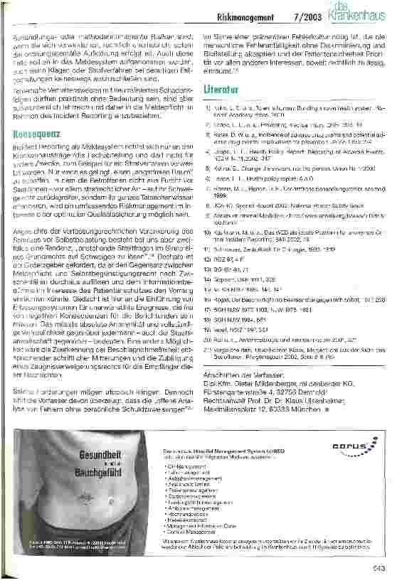 Vorschauseite 5: Incident Reporting für ein produktives Riskmanagement