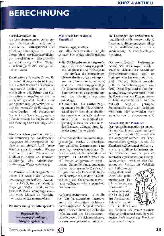 Vorschauseite 2: Die Pension - ein Name, viele Begriffe