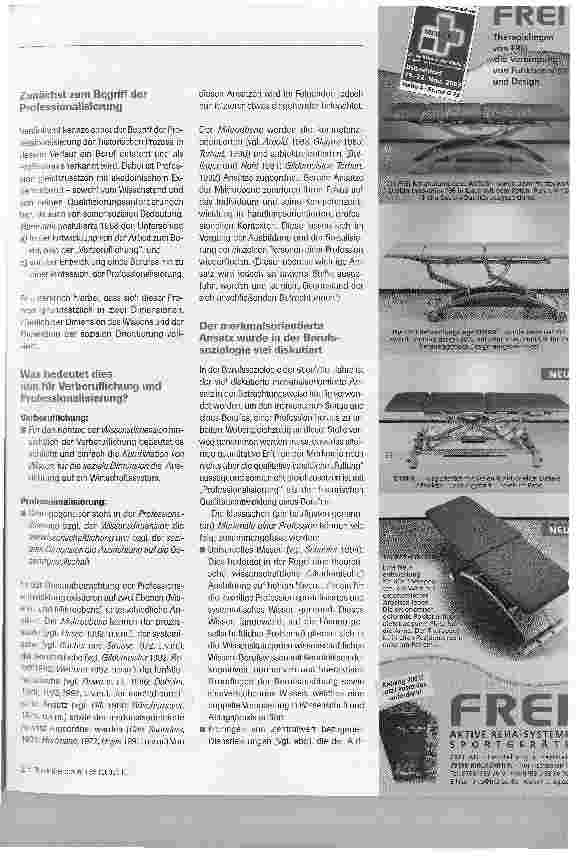 Vorschauseite 2: Zur Bedeutung einer Forschungsstiftungim Kontext des Professionalisierungsprozessesder Physiotherapie