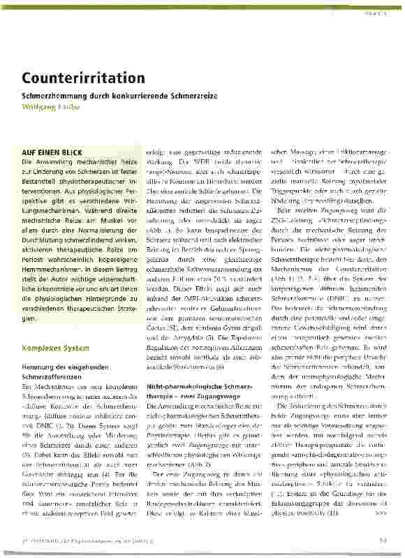 Vorschauseite 1: Counterirritation