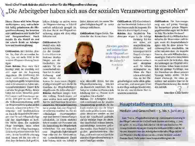 Vorschauseite 1: „Die Arbeitgeber haben sich aus der sozialen Verantwortung gestohlen