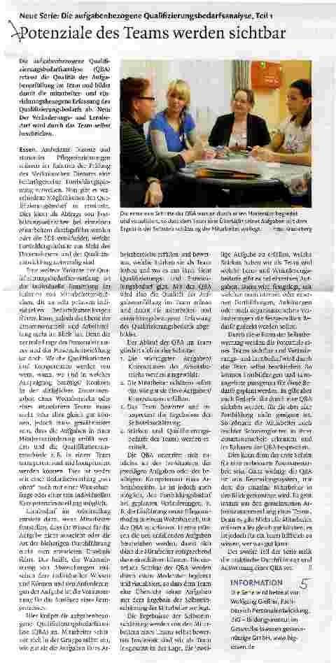 Vorschauseite 1: Potenziale des Teams werden sichtbar