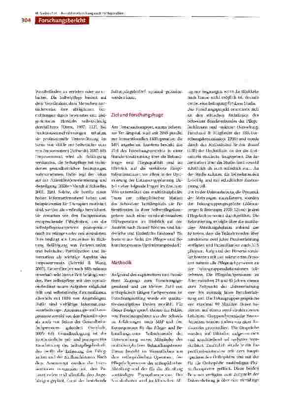 Vorschauseite 2: Austrittsvorbereitung: Selbstpflegekompetenz fördern bei Patient(inn)en nach minimal-invasiver Hüftendoprothetik