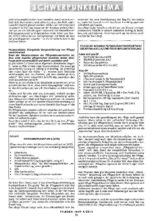 Vorschauseite 6: SPRACHE UND PFLEGE AM BEISPIEL DER PFLEGEDOKUMENTATION