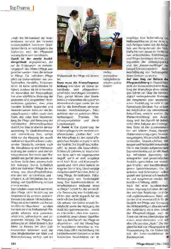 Vorschauseite 5: Altenpflege ist laut Urteil ein Heilberuf