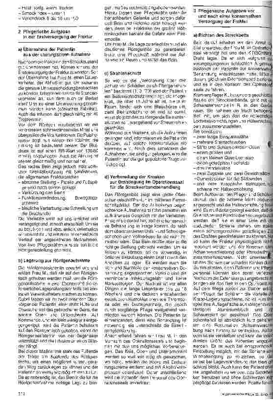 Vorschauseite 2: Braun-Preis für Krankenpflegeschulen 1982 - Thema: Die Pflege eines Unfallverletzten im Schockzustand m. einer Fraktur an einer Extremität