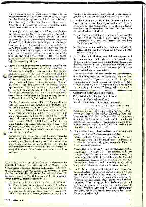 Vorschauseite 5: Was sagt das Rechtsgutachten über die Verfassungsmäßigkeit von KHG der Länder von Prof.Dr.Th. Maunz aus?