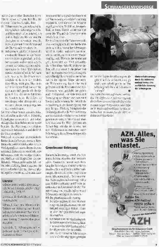 Vorschauseite 4: Neue Dimensionen in der Schwangerenvorsorge