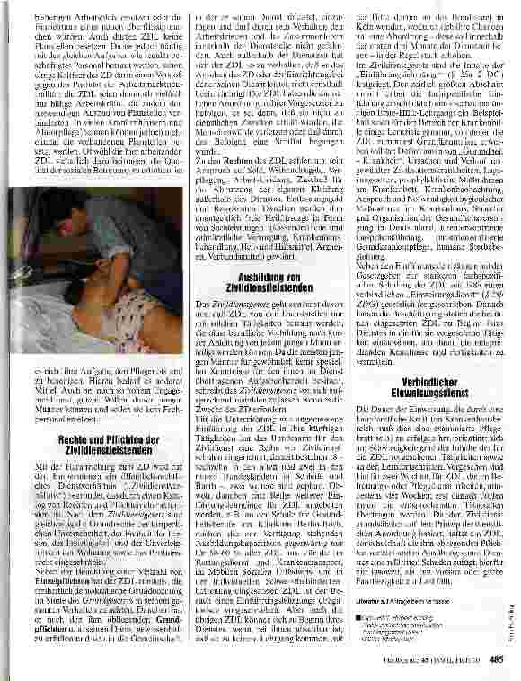 Vorschauseite 2: Zivildienst Ziviler Dienst im Zeichen der Hilfe am Nächsten