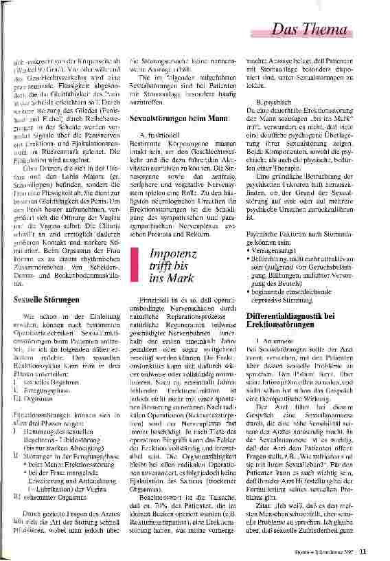 Vorschauseite 2: Sexualfunktionsstörungen nach Stomaanlage