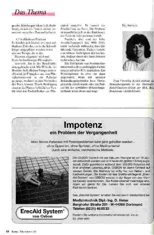 Vorschauseite 5: Sexualfunktionsstörungen nach Stomaanlage