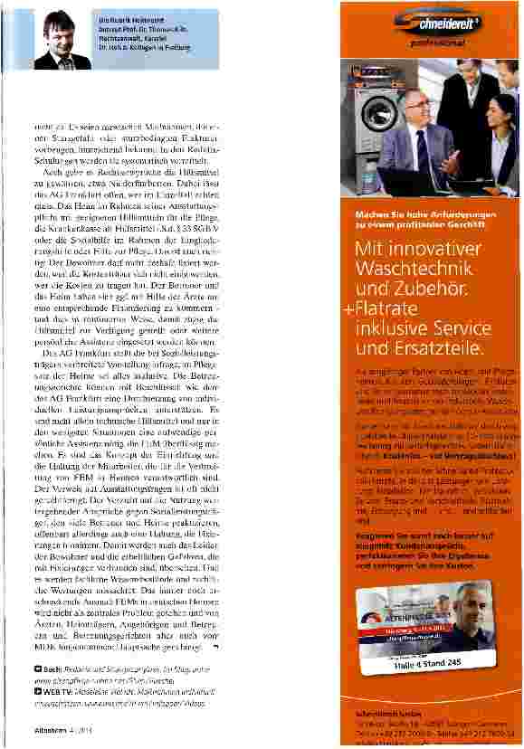 Vorschauseite 2: Die Kosten rechtfertigen keine Fixierung