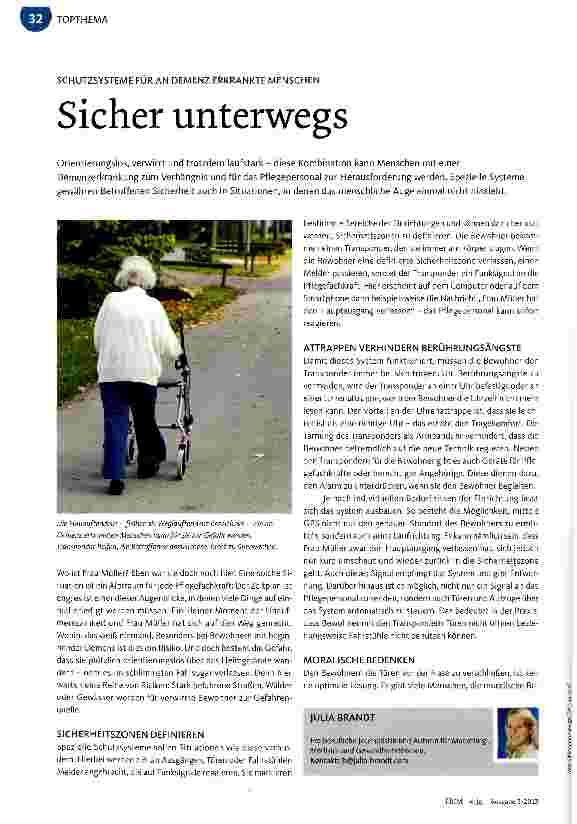 Vorschauseite 1: Sicher unterwegs