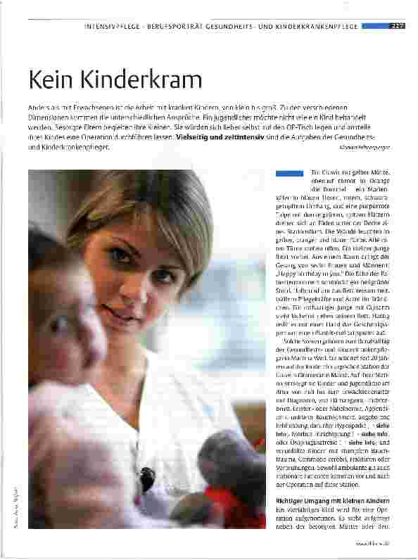 Vorschauseite 1: Kein Kinderkram