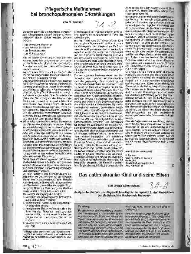 Vorschauseite 1: Das asthmakranke Kind und seine Eltern