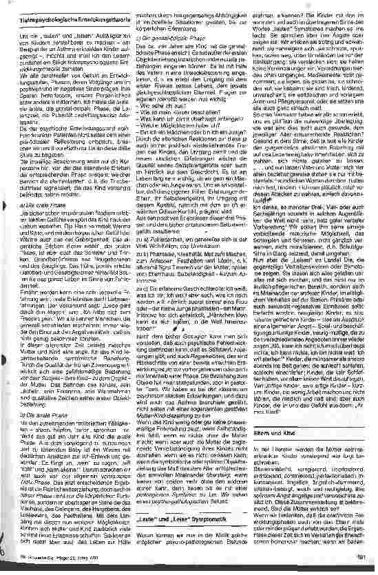 Vorschauseite 2: Das asthmakranke Kind und seine Eltern