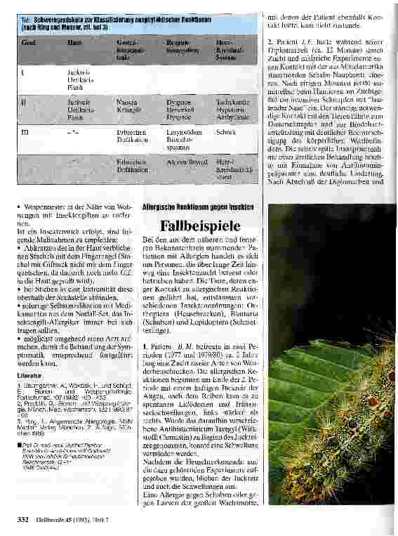 Vorschauseite 3: Insektengiftallergie
