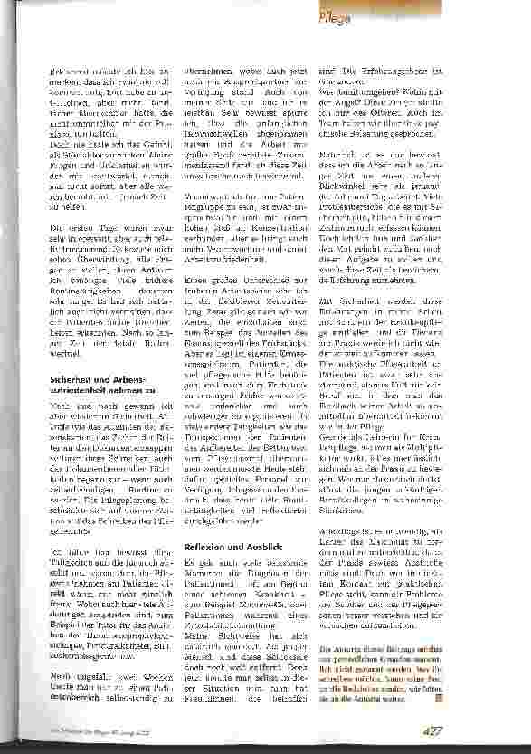 Vorschauseite 2: Zurück in die Praxis - nach fast 19 Jahren