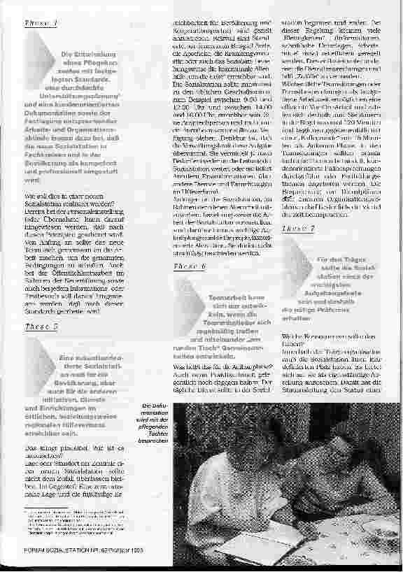 Vorschauseite 3: Standort, Material und Arbeitsweise Grundausstattung einer Sozialstation - 10 Thesen
