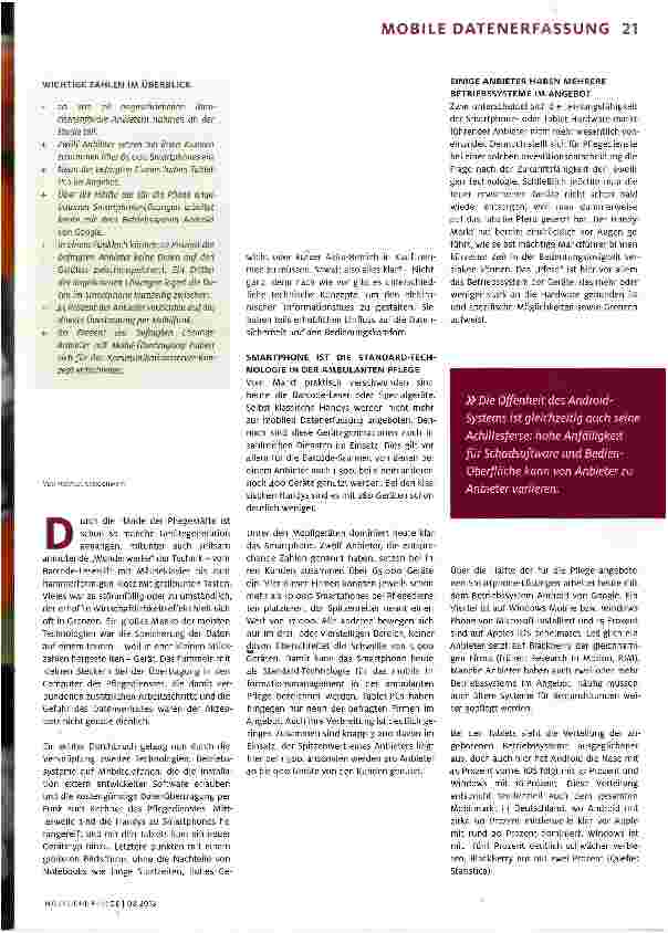 Vorschauseite 2: Welche Technologie ist zukunftsfähig?