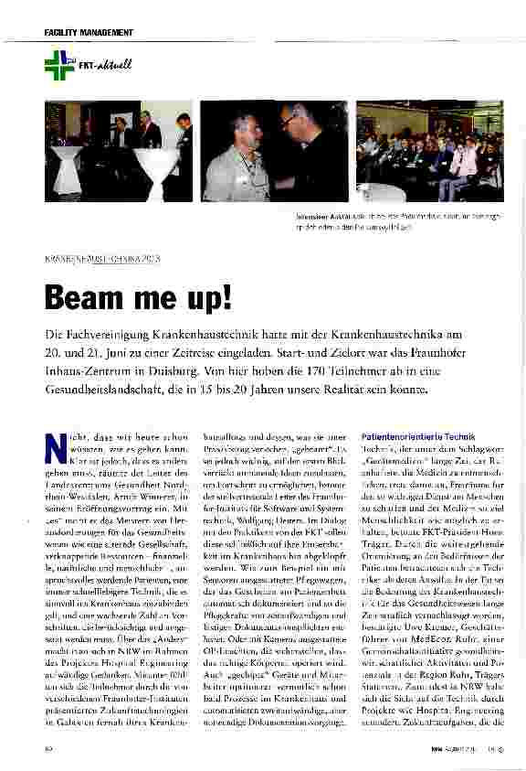 Vorschauseite 1: Beam me up!