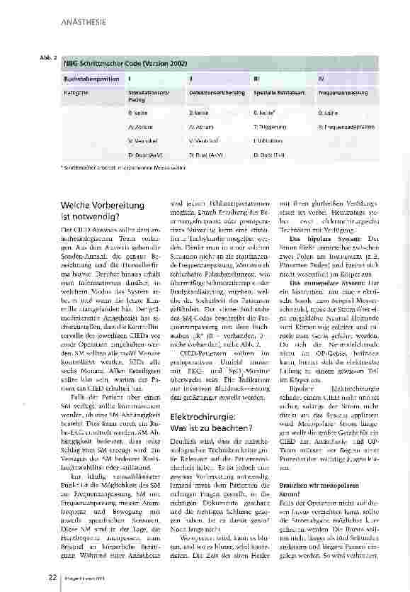 Vorschauseite 3: Schrittmacher im OP