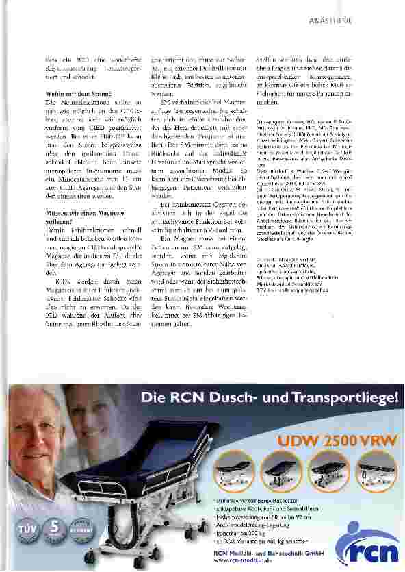 Vorschauseite 4: Schrittmacher im OP
