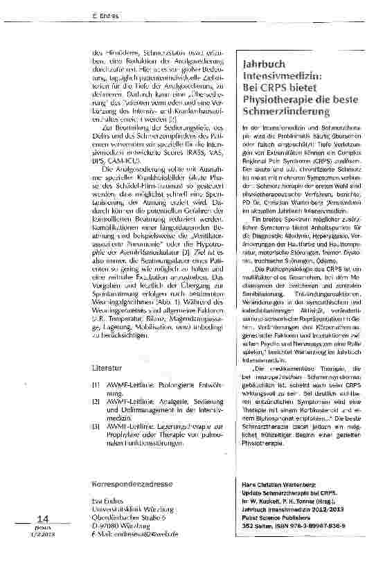 Vorschauseite 2: Beatmung - wie machen es die Anderen?
