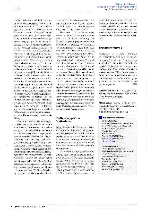 Vorschauseite 5: Essentials der supportiven Sepsistherapie