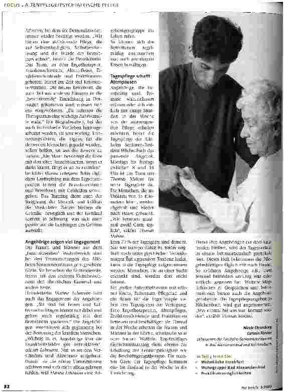 Vorschauseite 3: Wohngruppen und Tagespflege 2. Teil