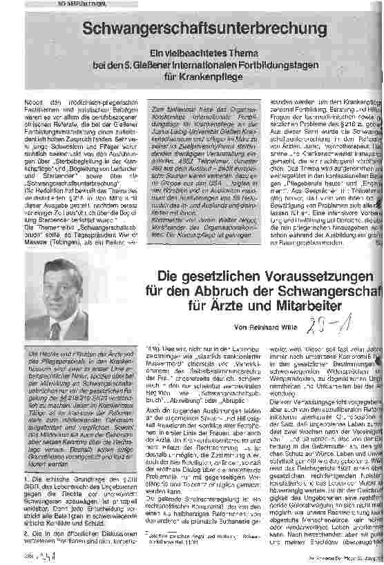 Vorschauseite 1: Die gesetzlichen Voraussetzungen für den Abbruch der Schwangerschaft für Ärzte und Mitarbeiter