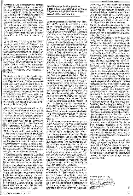 Vorschauseite 4: Die gesetzlichen Voraussetzungen für den Abbruch der Schwangerschaft für Ärzte und Mitarbeiter