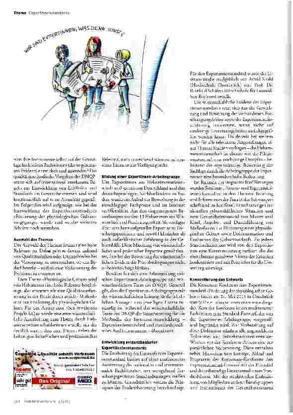 Vorschauseite 2: Förderung der physiologischen Geburt