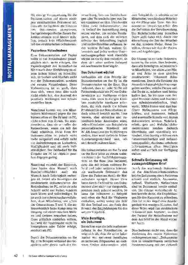 Vorschauseite 3: Notfall-Dokumentation on the fly
